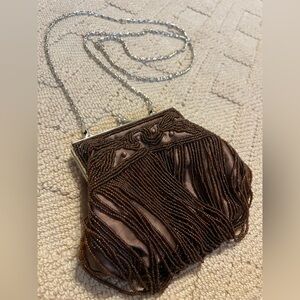 Sequin beaded purse Vintage style antique Y2K 2000’s 50’s 60’s retro clutch bag